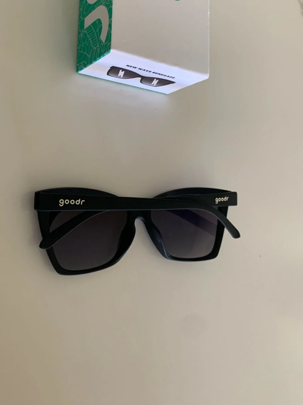 Goodr New Wave Renegade Black Sunglasses - Polarized UV Protection